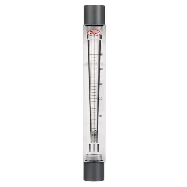 Flowmeter, range 5-50 SCFM air.